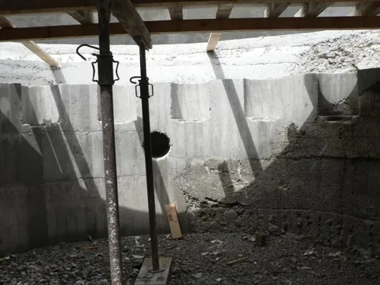 Forte Campolongo - Pozzi per le cupole