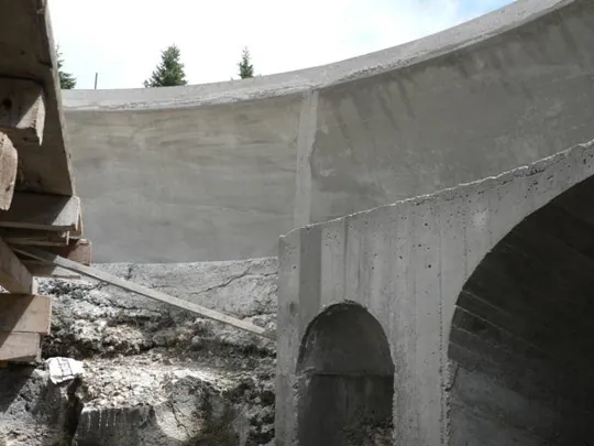 Forte Campolongo - Pozzi per le cupole