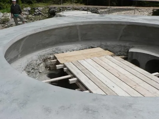 Forte Campolongo - Pozzi per le cupole