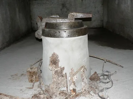 Forte Campolongo - culatta di cannone