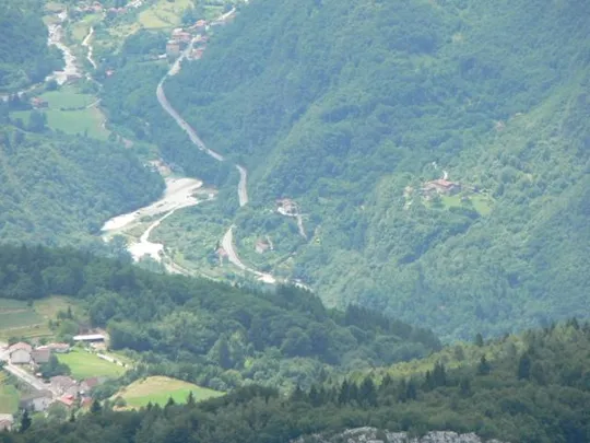 Forte Campolongo - Vista su Forte Casa Ratti