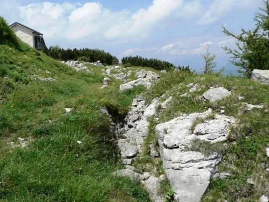 Forte Campomolon - trincea