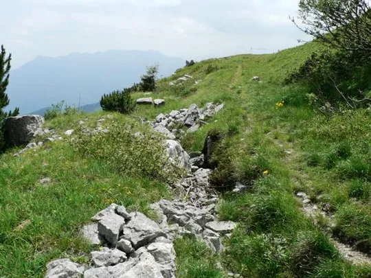 Forte Campomolon - trincea