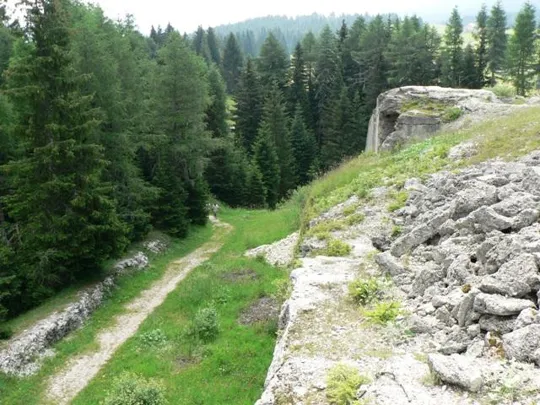 Forte Cherle - Perimetro esterno