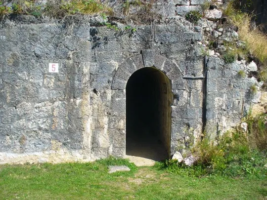 Forte Corbin - Angolo di raccordo gallerie