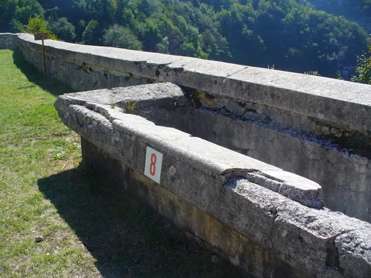 Forte Corbin - Piazzale e abbeveratoio