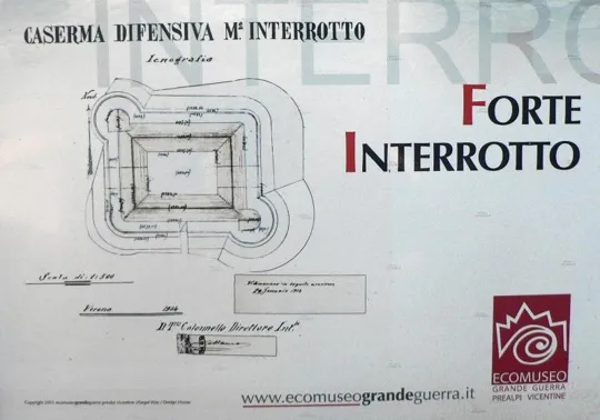 Forte Interrotto - Pianta