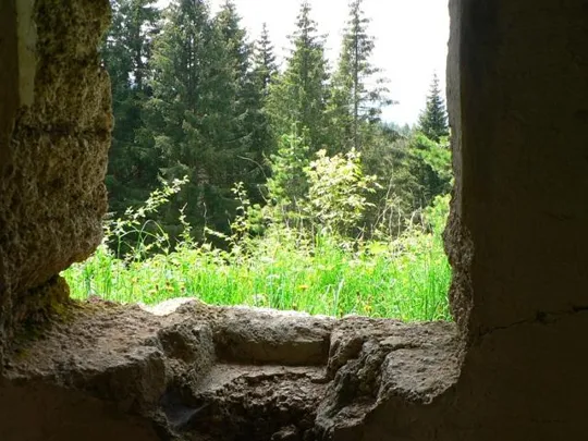 Forte Luserna - trincea coperta