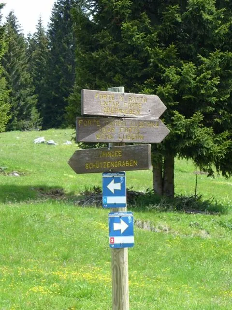 Forte Luserna - Indicazioni per il forte