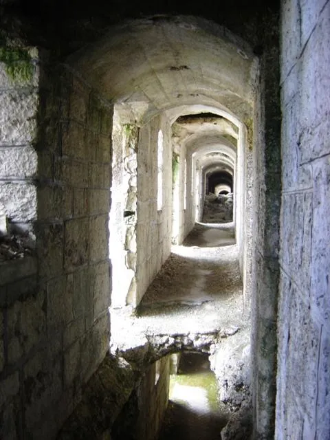 Forte Serrada - Interni della batteria principale