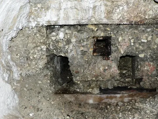 Forte Serrada - Particolari sulla distribuzione