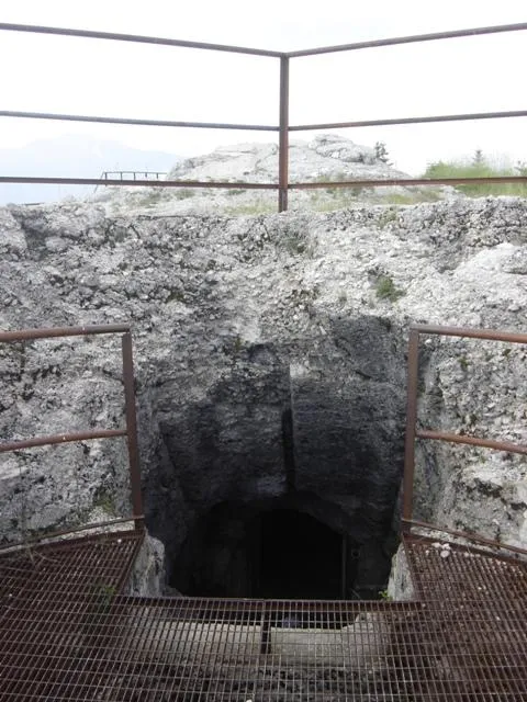 Forte Sommo Alto - Accesso all'obice