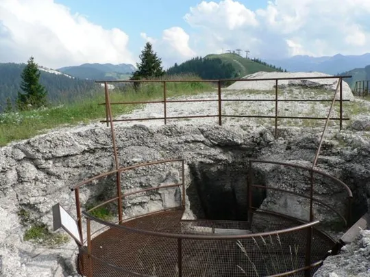 Forte Sommo Alto - Piazzola obice