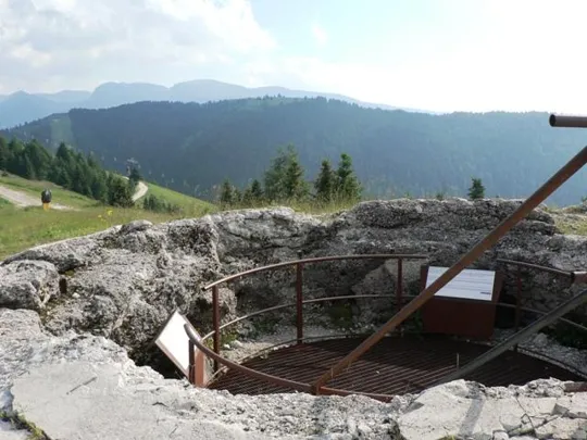 Forte Sommo Alto - Piazzola obice