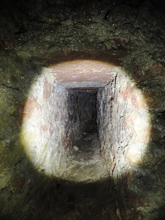 Grotta dell'elefante - Collegamento con il Forte Corbin