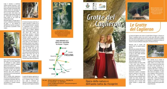 Grotte del Caglieron - Depliant 2015