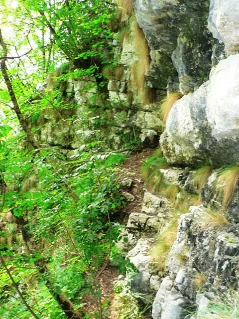 Leute Kubale - Grotta del Popolo - ultimo pezzo del sentiero