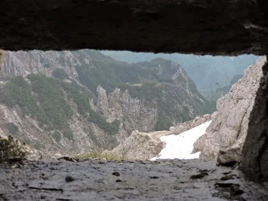 Bocchetta dei Fondi - postazione della Grande Guerra