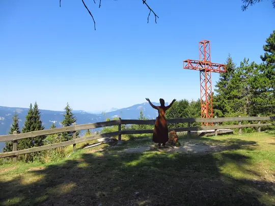 Sulla cima dell'avamposto Oberwiesen