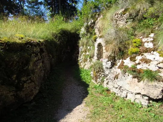 Ingresso all'avamposto Oberwiesen