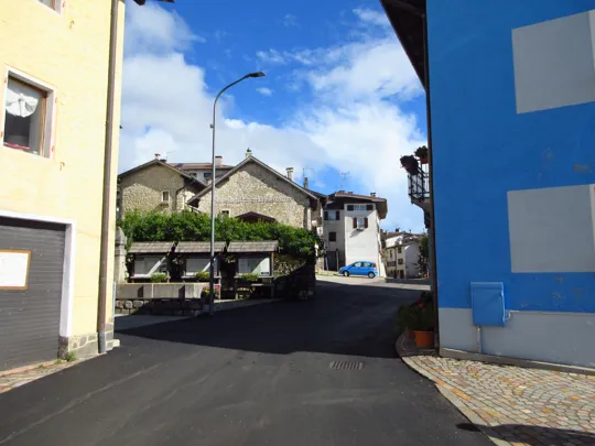 Inizio del percorso verso piazza Battisti