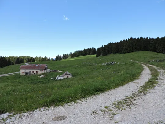 La strada sopra la malga