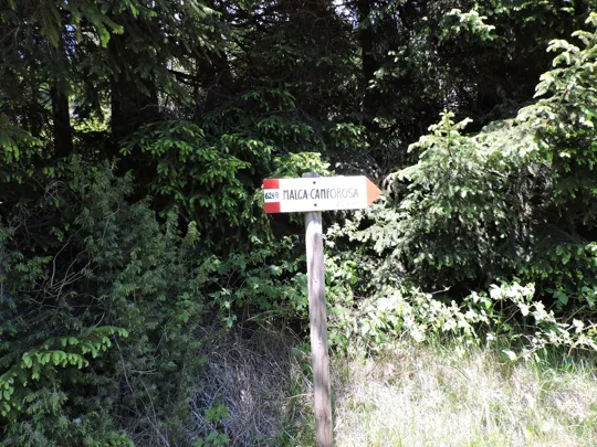 Segnaletica del sentiero