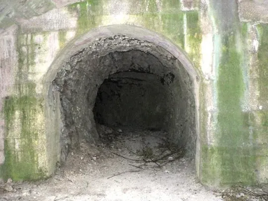 Castello di Meda - galleria per la postazione di cannoni