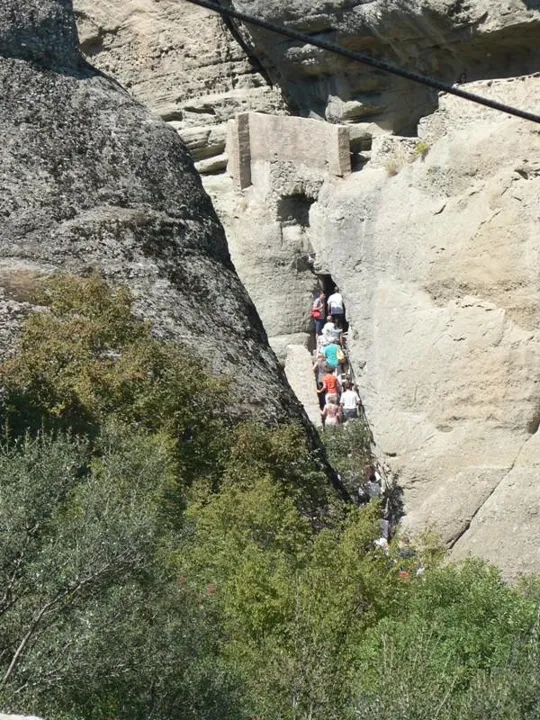 Meteora - Salita per Aghia Triada