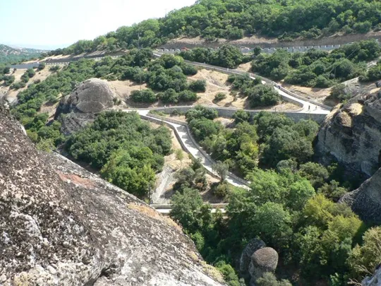 Meteora - Strada per Aghia Triada