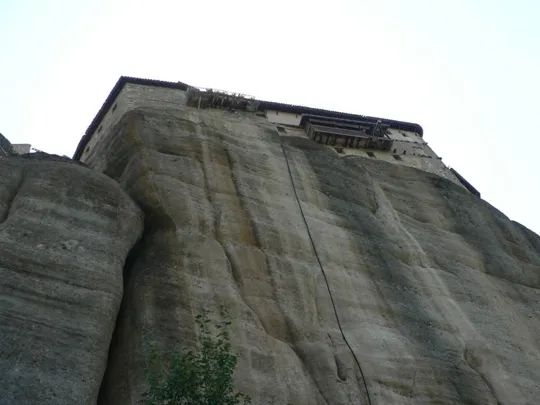 Meteora - Corda di accesso a Roussanou