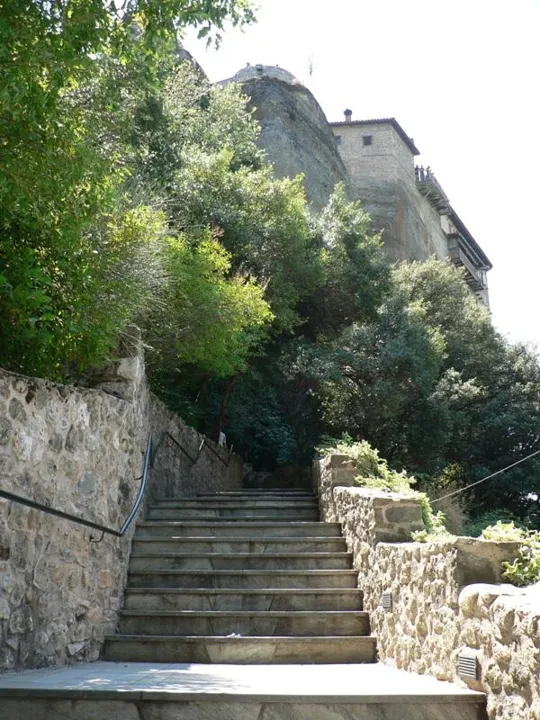Meteora - Scale di acceso a Roussanou