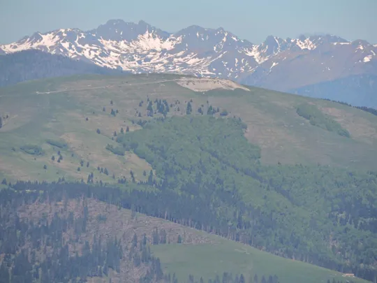 Monte Asolone - vista su monte e forte Lisser