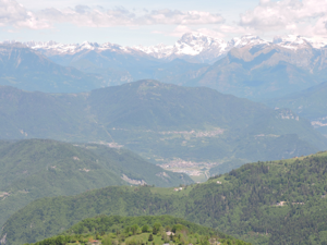 Monte Asolone - Col della Beretta - vista su Arsiè