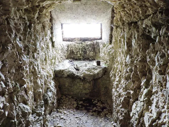 Thurmau Tunnel - postazione mitragliatrice