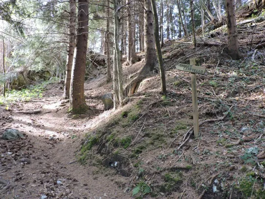 Verso la croce del Sentinello