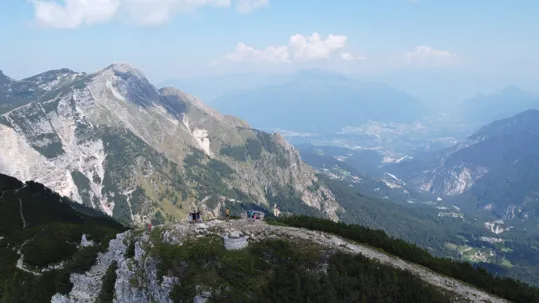La cima del Cornetto vista dal Drone