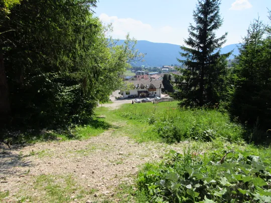 In vista del parcheggio