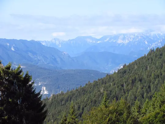 Panorama verso il massiccio del Pasubio