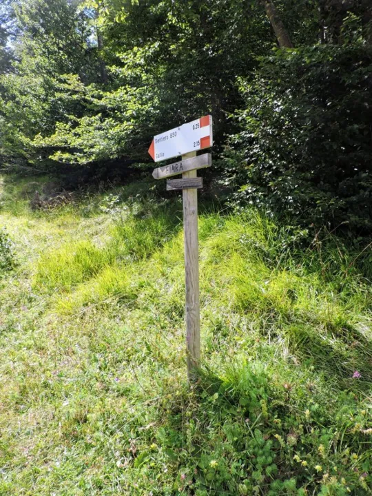 Monte Fiara - Inizio del percorso