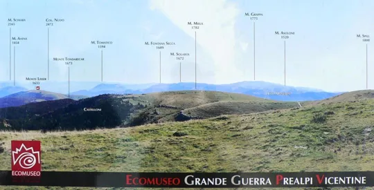 Monte Fior - Pannelli esplicativi