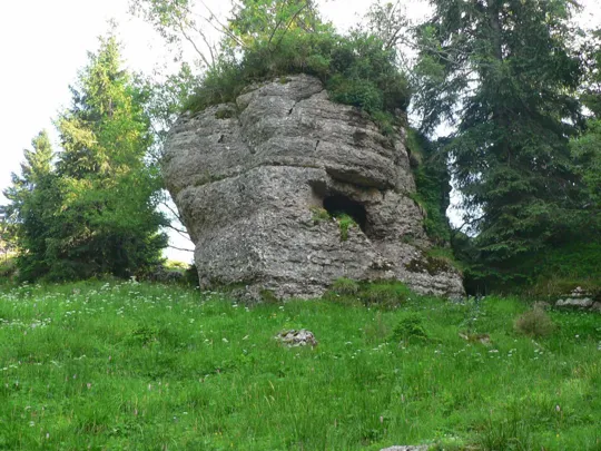 Postazione in roccia