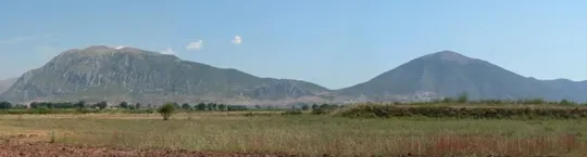 Monte Secco (a sinistra) e Monte Ivan (a destra)