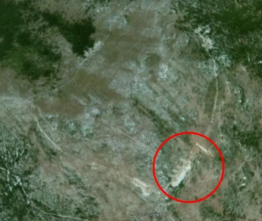 Monte Ivan - Immagine satellitare