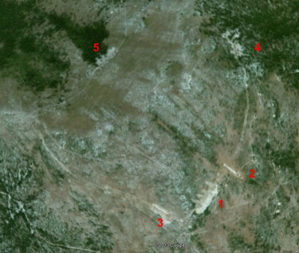 Monte Ivan - Immagine satellitare