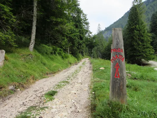 Indicazione per Malga Meatta