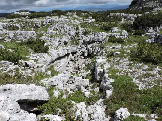 Sentiero di ritorno da Monte Pallone