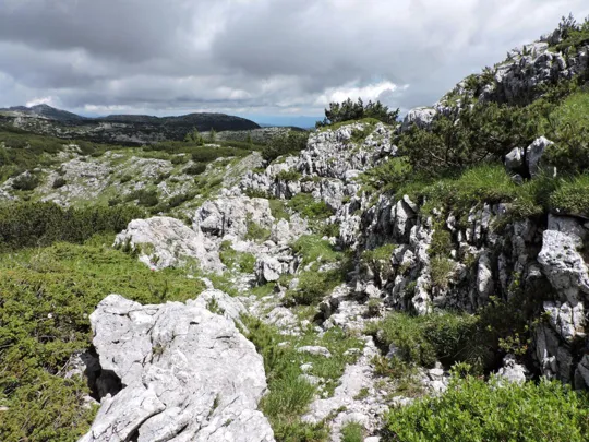Sentiero di ritorno da Monte Pallone