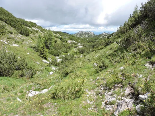 Sentiero di ritorno da Monte Pallone