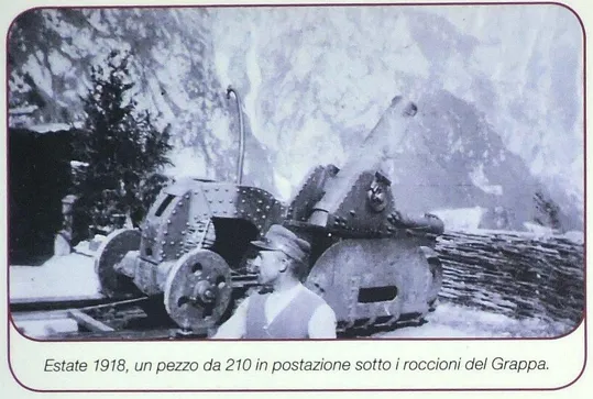 Monte Palon - cannone da 210